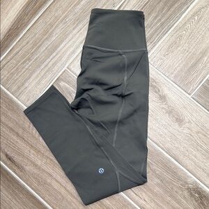 lululemon athletica Gray/Green Leggings